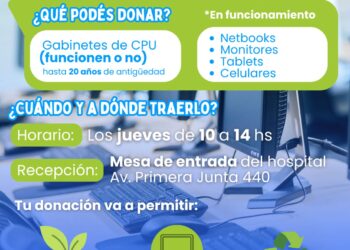 Solidaridad y modernización sanitaria: el Centro Municipal de Salud lanza una campaña de donación de tecnología para la Historia Clínica Digital