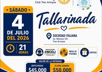 Solidaridad sobre la mesa: el Rotary Club organiza una gran tallarinada a beneficio de «Un Mundo Divertido con Vos»