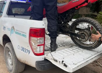 Durante los controles de transito en Claromeco se produjo un “secuestro de moto”
