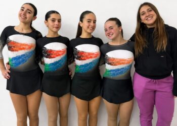 Patinadoras de Colegiales compiten en Bahía Blanca
