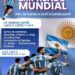 Fiebre celeste y blanca en la calle: organizan «Emprende Mundial» con pantalla gigante en la Avenida Moreno