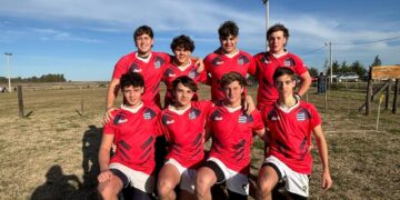 Rugby: diez jugadores del TARHC representaron a la Unión del Sur en un encuentro regional
