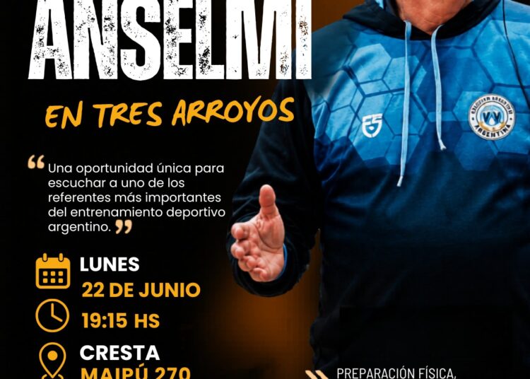 Horacio Anselmi en Tres Arroyos