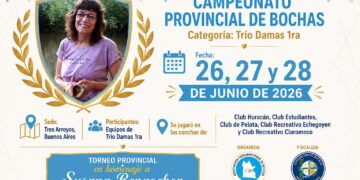 Tres Arroyos es sede  del Provincial de Bochas Femenino