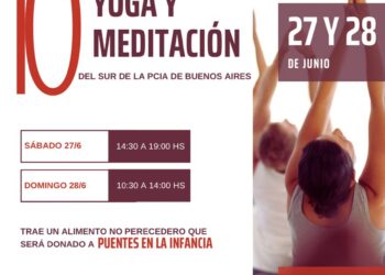 Invitan al 10° Congreso de Yoga y Meditación con actividades gratuitas y propuestas para toda la comunidad