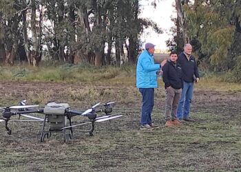 Vanguardia en el campo local: exitoso balance de la primera capacitación para operar drones agrícolas en Tres Arroyos