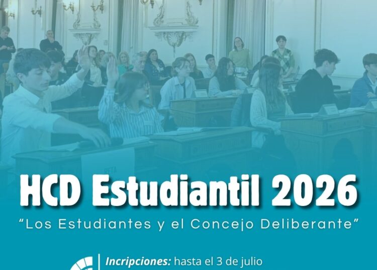 Últimos días para inscribirse en «Los Estudiantes y el Concejo Deliberante» 2026