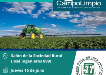 Producción y sustentabilidad: convocan a una capacitación clave sobre gestión responsable de envases de agroquímicos