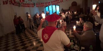El Centro Vasko Hiru Erreka festejó San FermÍn