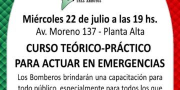 Bomberos brindarán una capacitación gratuita sobre RCP y primeros auxilios en la Sociedad Italiana