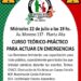 Bomberos brindarán una capacitación gratuita sobre RCP y primeros auxilios en la Sociedad Italiana