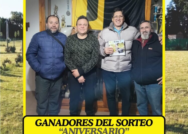 Club Olimpo y Pardo Inmobiliaria entregaron los premios de la Rifa Aniversario