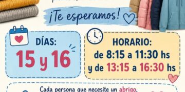 La Escuela Primaria Nº 14 impulsa un ropero solidario abierto a toda la comunidad