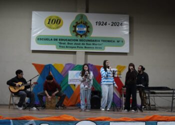 La música también fue protagonista en la Feria de Ciencias con estudiantes de la Secundaria Nº 4
