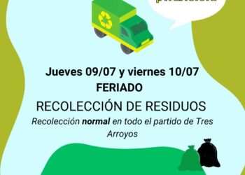 Servicios urbanos: la recolección de residuos será totalmente normal durante las próximas jornadas en todo el distrito