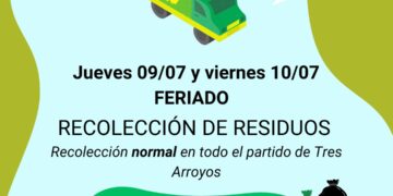 Servicios urbanos: la recolección de residuos será totalmente normal durante las próximas jornadas en todo el distrito