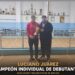 Luciano Juárez, campeón del Torneo Individual de Debutantes