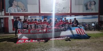 Inferiores del club Quilmes palpita el clásico mundial con homenaje a los Veteranos de Malvinas