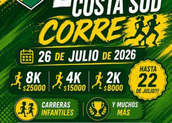 Costa Sud Corre abre sus puertas a todos con una segunda edición que suma una carrera participativa de 2 kilómetros