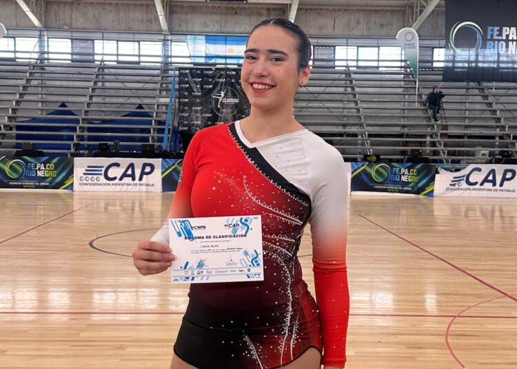 Camila Douma clasificó al Campeonato Nacional Absoluto de Patín Artístico