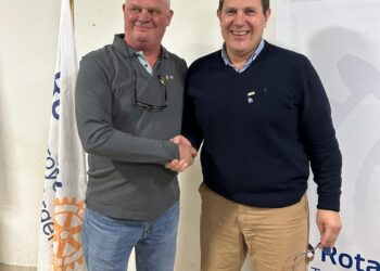 Hernán Harispe asumió la presidencia del Rotary Club Tres Arroyos