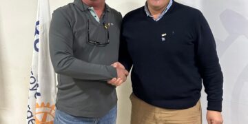 Hernán Harispe asumió la presidencia del Rotary Club Tres Arroyos