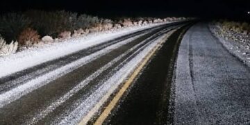 Alerta vial: piden extrema precaución para circular por la Ruta Provincial 73 debido a la presencia de hielo en la calzada
