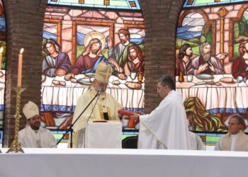 El padre Mauro asumió como nuevo párroco de Nuestra Señora de Luján