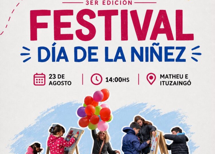 La ciudad se prepara para el Tercer Festival del Día de la Niñez