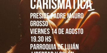 Misa carismática con el Padre Mauro Grosso en la Parroquia de Luján