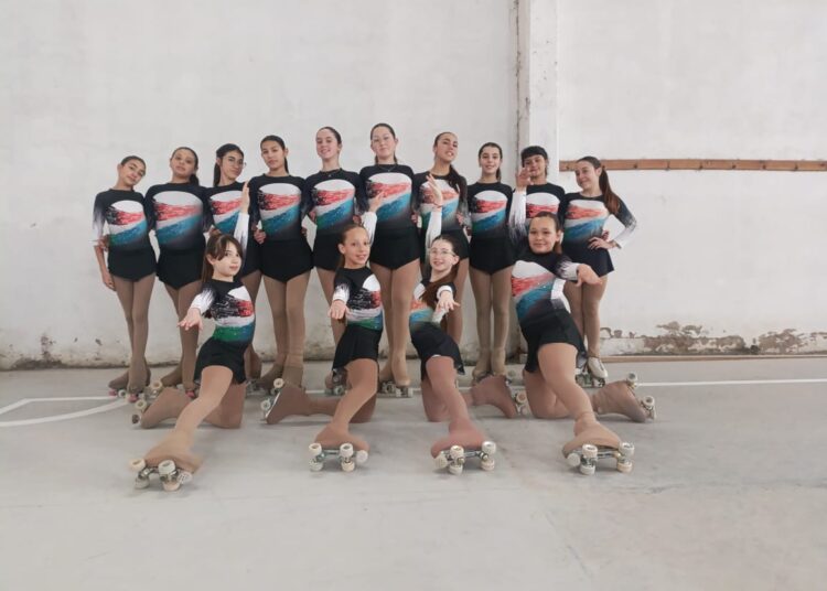 Colegiales dirá presente en el Provincial de Patín Artístico con una delegación de 19 patinadoras