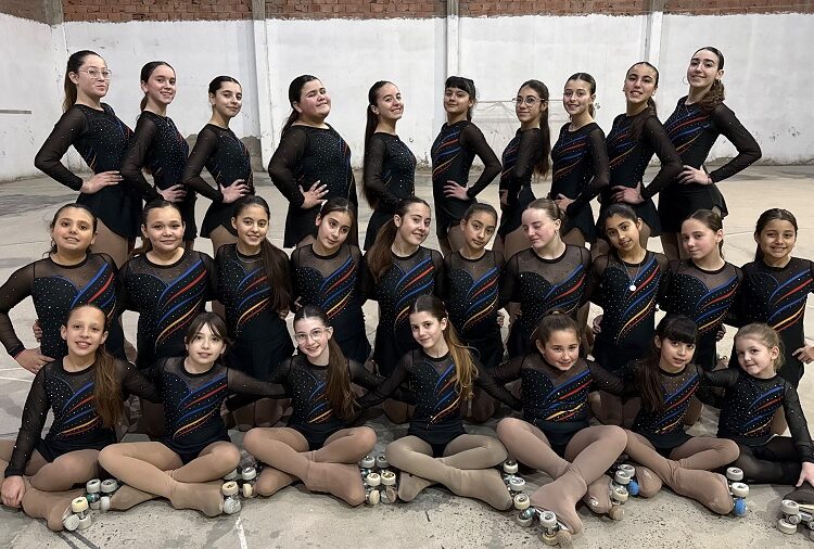 Colegiales inicia un nuevo desafío en Olavarría con 28 patinadoras en competencia