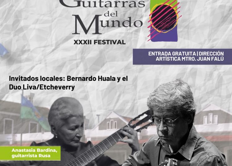 Tres Arroyos se convierte en el epicentro del XXXII Festival Guitarras del Mundo con una velada internacional e itinerante