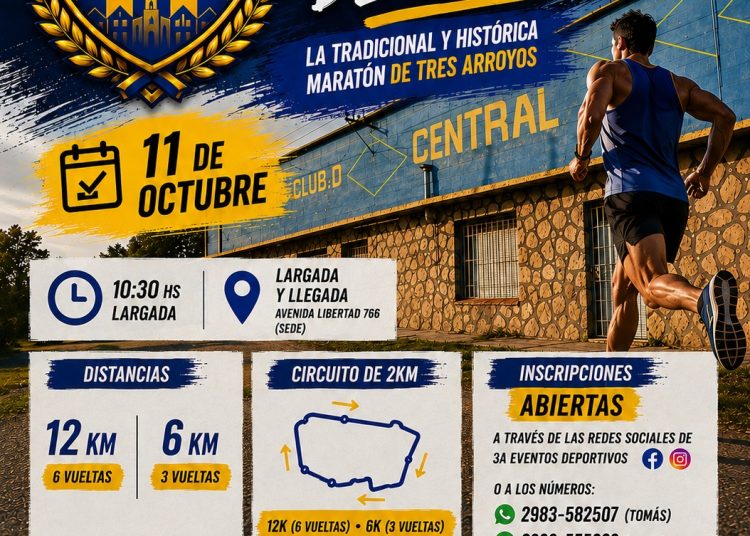 El clásico maratón del Deportivo Central regresa en octubre para revivir una de las competencias más tradicionales de la región.