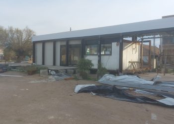 Prosiguen con las mejoras en la casilla turística claromequense