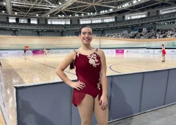 Camila Douma compitió en la Copa Nacional de Patín y se ubicó entre las mejores del país