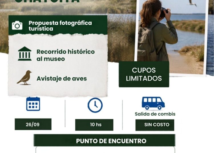 El Municipio de Tres Arroyos invita a una recorrida fotográfica gratuita por el Balneario Orense