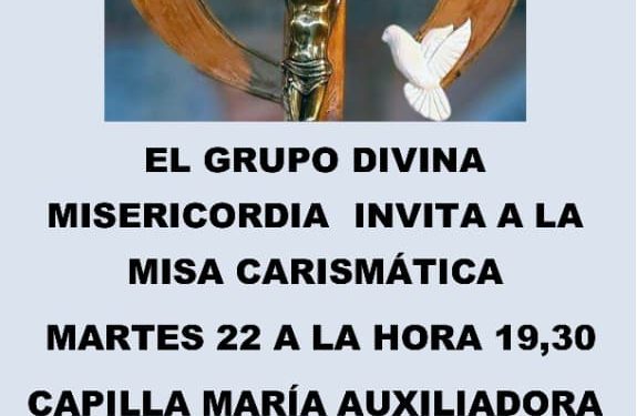 Invitan a misa carismática en la Capilla María Auxiliadora