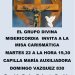 Invitan a misa carismática en la Capilla María Auxiliadora