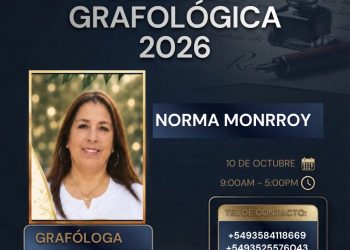 La grafóloga Norma Monroy abrirá las primeras jornadas internacionales de la Comunidad Michón