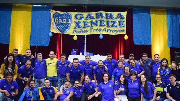 La Peña Garra Xeneize celebra su 11.º aniversario con la visita de Rodrigo Palacio y una gran cena solidaria