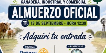 Tradición y solidaridad: el Rotary Club Tres Arroyos organiza el Almuerzo Oficial de la 169° Exposición Rural