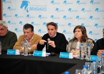 Frente al fenómeno de El Niño, la Provincia presentó en Bragado el nuevo Visor Hidrometeorológico para monitorear crecidas y lluvias en tiempo real