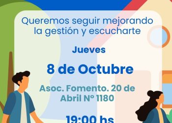 El Intendente Pablo Garate encabeza un nuevo encuentro vecinal en el barrio Benito Machado