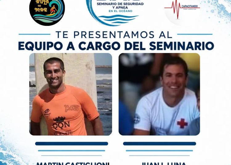 Seminario SAO en Tres Arroyos: Capacitación en seguridad, apneas y rescate para quienes disfrutan del mar todo el año