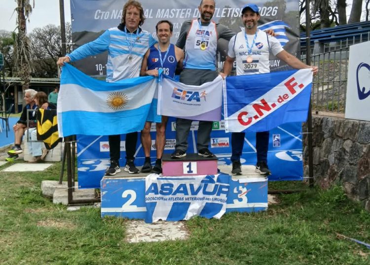 Luciano Saltapé consiguió oro y plata en el Nacional Máster de Uruguay