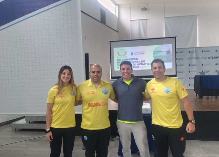 Guardavidas del CEF Nº 4 participaron de un congreso internacional de salvamento acuático