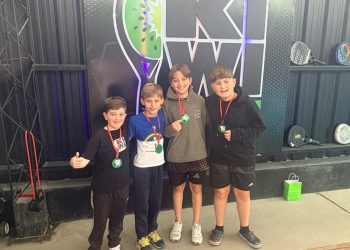 Éxito y gran convocatoria en el fin de semana deportivo de Kiwi Pádel: concluyó el torneo junior y avanza el encuentro de escuelita