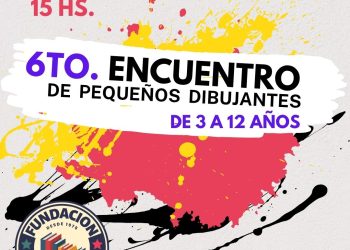 La Fundación Campano invita a los chicos a participar del 6° Encuentro de Pequeños Dibujantes
