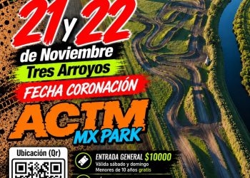 Tres Arroyos será sede de la fecha coronación del Campeonato Provincial de Motocross